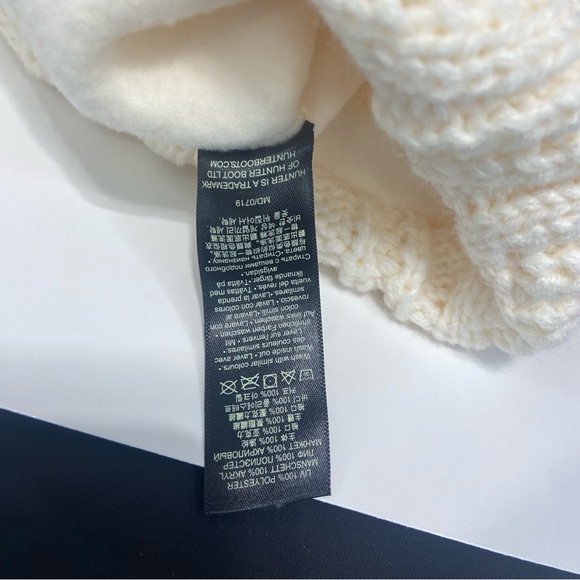 Hunter Tall Rain Boots with Knit Cuffs - Olive Green - Picture 13 of 13